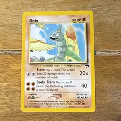 Onix 3/18 WOTC Southern Island Promo Pokemon Card LMP Non Holo - Image 1