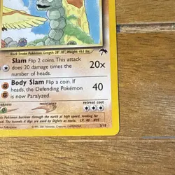Onix 3/18 WOTC Southern Island Promo Pokemon Card LMP Non Holo - Image 4