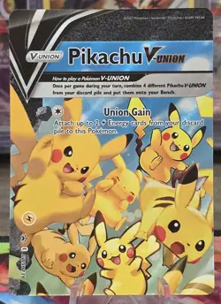 Pikachu V-Union SWSH139-142 25th Anniversary Promo Set of 4 Pokemon Cards NM - Image 2