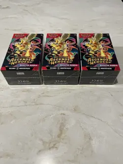 Pokemon TCG Mega Evolution Ascended Heroes Booster Bundle Box Set - 3 Boxes - Image 2