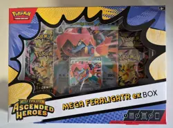 Pokemon TCG: Ascended Heroes Feraligatr ex Box. New & Factory Sealed - Image 1