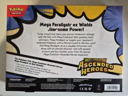 Pokemon TCG: Ascended Heroes Feraligatr ex Box. New & Factory Sealed - Image 2