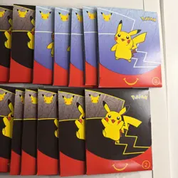 2021 McDonald’s Pokemon 25th Anniversary Sealed Happy Meal Promo Packs lot of 18 - Image 2