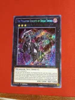 The Phantom Knights of Break Sword Secret Rare WIRA-EN006 1st Ed Light Played - Image 1