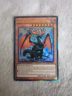 RA05-EN019 Albion the Shrouded Dragon Ultimate Rare 1st Ed YuGiOh - Image 1