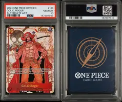 PSA 10 Gol.D.Roger Alternate Art OP09-118 Emperors in the New World One Piece - Image 3
