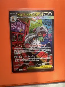 Mega Scrafty EX 285/217 | Ascended Heroes SIR | NM English Pokemon TCG - Image 1