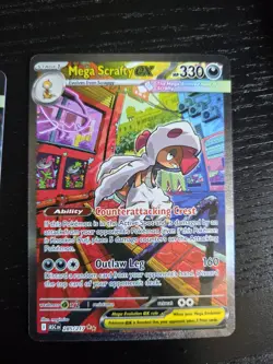 Mega Scrafty EX 285/217 | Ascended Heroes SIR | NM English Pokemon TCG - Image 1
