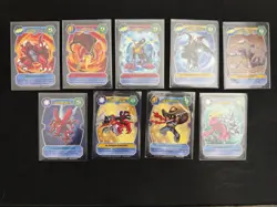 Digimon D-Tector Cards 2002 - 1st Edition 9 Card Lot - Image 1