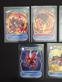 Digimon D-Tector Cards 2002 - 1st Edition 9 Card Lot - Image 2