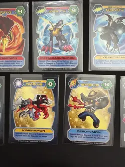 Digimon D-Tector Cards 2002 - 1st Edition 9 Card Lot - Image 3