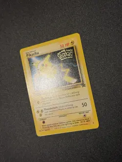 PIKACHU #4 First Movie WB Promo Black Star WOTC - Pokemon Card 1999 - Image 3