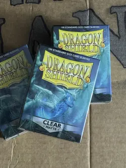 Dragon Shield Perfect Fit Inner Card Sleeves 3 Packs Lot of 3 Matte Clear - Image 2