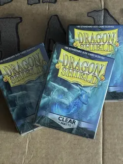 Dragon Shield Perfect Fit Inner Card Sleeves 3 Packs Lot of 3 Matte Clear - Image 3