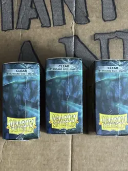 Dragon Shield Perfect Fit Inner Card Sleeves 3 Packs Lot of 3 Matte Clear - Image 4