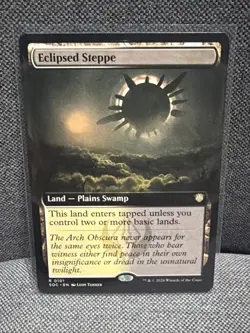 Eclipsed Steppe (Extended Art) Commander: Secrets of Strixhaven Regular - Image 1