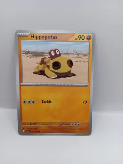Pokemon Prismatic Evolutions Singles Hippopotas 052/131 Mint - Image 1