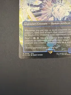 MTG Rikku, Resourceful Guardian Borderless FIC 468 (Chocobo Track Foil) - Image 5