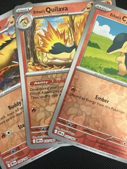 Cyndaquil, Quilava, Typhlosion - Destined Rivials - NM - Foil - Pokemon TCG - Image 1