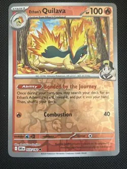 Cyndaquil, Quilava, Typhlosion - Destined Rivials - NM - Foil - Pokemon TCG - Image 3