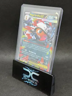 Mega Scrafty ex 135/217 Double Rare ME: Ascended Heroes Pokemon NM/M - Image 2
