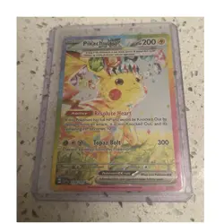 Pokemon Pikachu Ex 238/191 Sv08: Surging Sparks Special Illustration Holo - Image 1