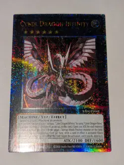 Cyber Dragon Infinity Ra04-en068 Quarter Century Secret 1st Edition - Yu-Gi-Oh - Image 1