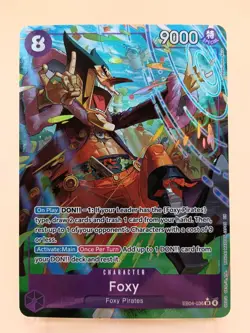 FOXY - One Piece EB04-036 - AA Alt Art Super Rare SR - The Azure Sea's Seven - Image 1