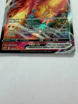 Blaziken Vmax 021/198 Chilling Reign LP Full Art Ultra Rare Pokemon Card - Image 2