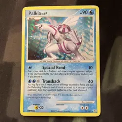 Palkia 11/130 Diamond and Pearl Holo Pokemon Card Water Type Legendary - Image 1