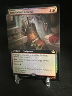 Improvised Arsenal (Extended Art) - FOIL - [Teenage Mutant Ninja Turtles] MTG - Image 2