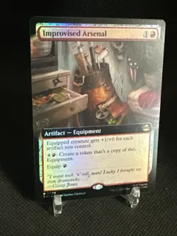 Improvised Arsenal (Extended Art) - FOIL - [Teenage Mutant Ninja Turtles] MTG - Image 3