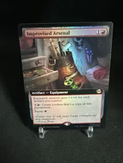 Improvised Arsenal (Extended Art) - FOIL - [Teenage Mutant Ninja Turtles] MTG - Image 4