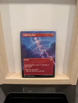 Lightning Bolt MTG Double Masters Boarderless - Image 1