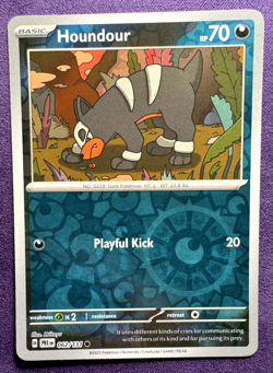Houndour 62/131 | Prismatic Evolutions | Reverse Holo | Pokemon (NM/LP) - Image 1
