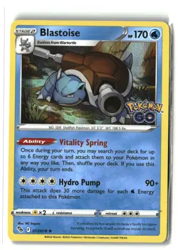 Pokemon GO #017/078 Blastoise - Image 1