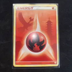 Pokemon Card Fire Energy Heartgold & Soulsilver 116/123 Basic Energy Regular - Image 1