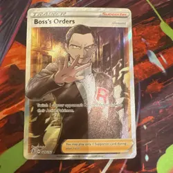 Boss's Orders (Full Art) - 189/192 - Pokemon Swsh02: Rebel Clash NM - Image 1