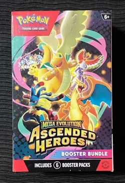 Pokemon Mega Evolution Ascended Hero’s Booster Bundle New Sealed - Image 1