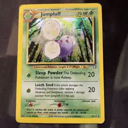 Pokemon TCG Jumpluff Neo Genesis 7/111 Holo Unlimited Holo Rare DMG - Image 1
