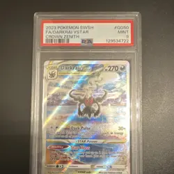 Pokemon Darkrai VSTAR Crown Zenith GG50/GG70 Holo PSA 9 2023 English - Image 4