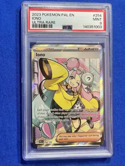 2023 POKEMON PAL EN-PALDEA EVOLVED ULTRA RARE #254 IONO PSA 9 - Image 1