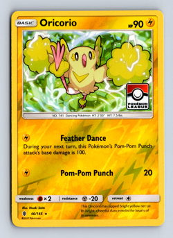 Oricorio - 46/145 (Pokemon League) Reverse Holo Promo League & Championship LP - Image 1
