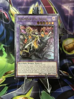 Yugioh Azamina Ilia Silvia OP28-EN003 ULIMATE RARE MP - Image 1