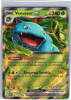 Pokemon TCG 003/165 Venusaur ex - Holo SV: Scarlet & Violet 151 MEW Grass NM - Image 1