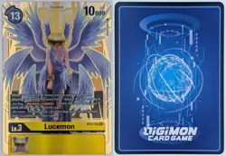 Lucemon BT4-115 SEC Great Legend Digimon Card Game EN - Image 1