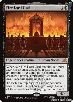 EN - Foil - Fire Lord Ozai - 104 - TLE - NM - Image 1
