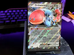 ORTHWORM EX DOUBLE RARE 110/142 STELLAR CROWN POKEMON NM - Image 1