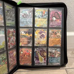 Pokemon Card Binder Collection Lot Charizard ex, Mewtwo ex, V And Ex + More - Image 3