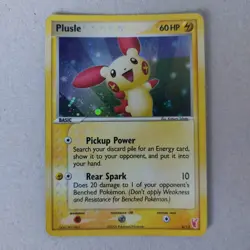 Plusle 6/12 Holo Rare EX Trainer Kit 2 Collectible Nintendo Pokemon Card - Image 1